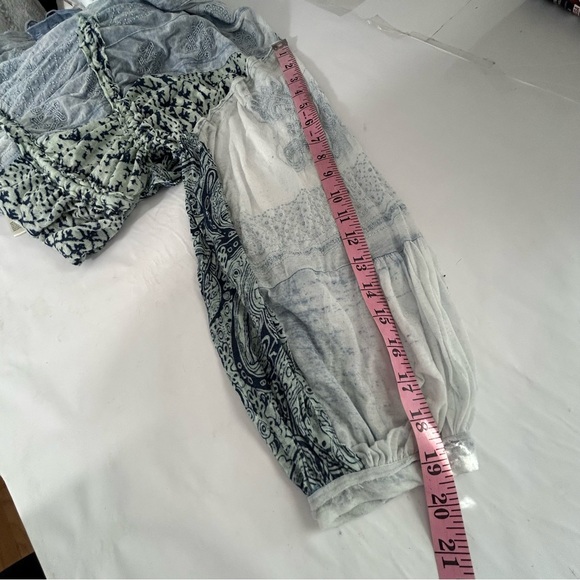 Free People Oh My Maxi Dress Womens Large Sheer Boho Hippi Kimono Duster Buttons - Picture 14 of 16